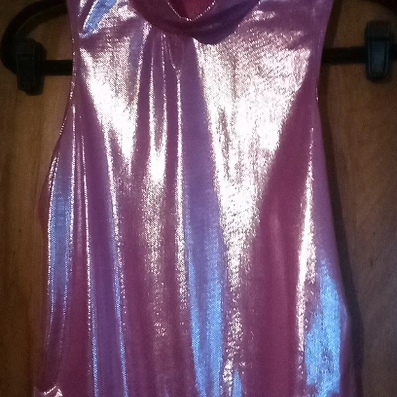 NWOT Flashy sleeveless bodysuit - Picture 2 of 3
